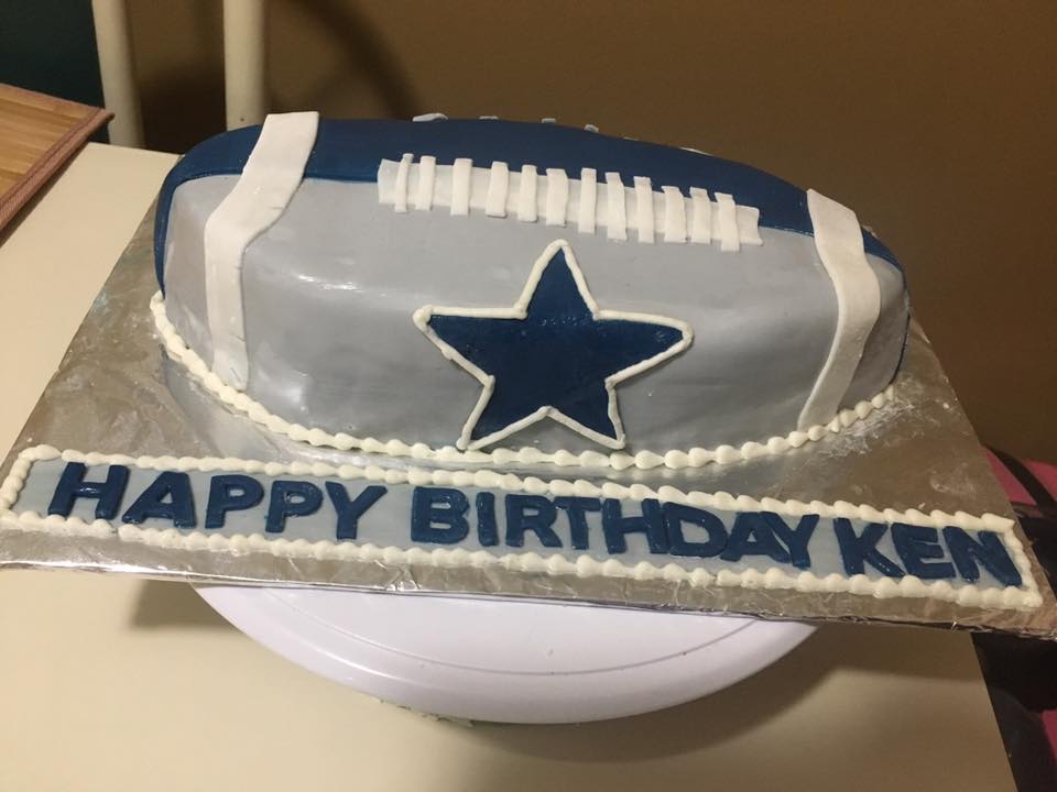 dallas cowboys happy birthday cake